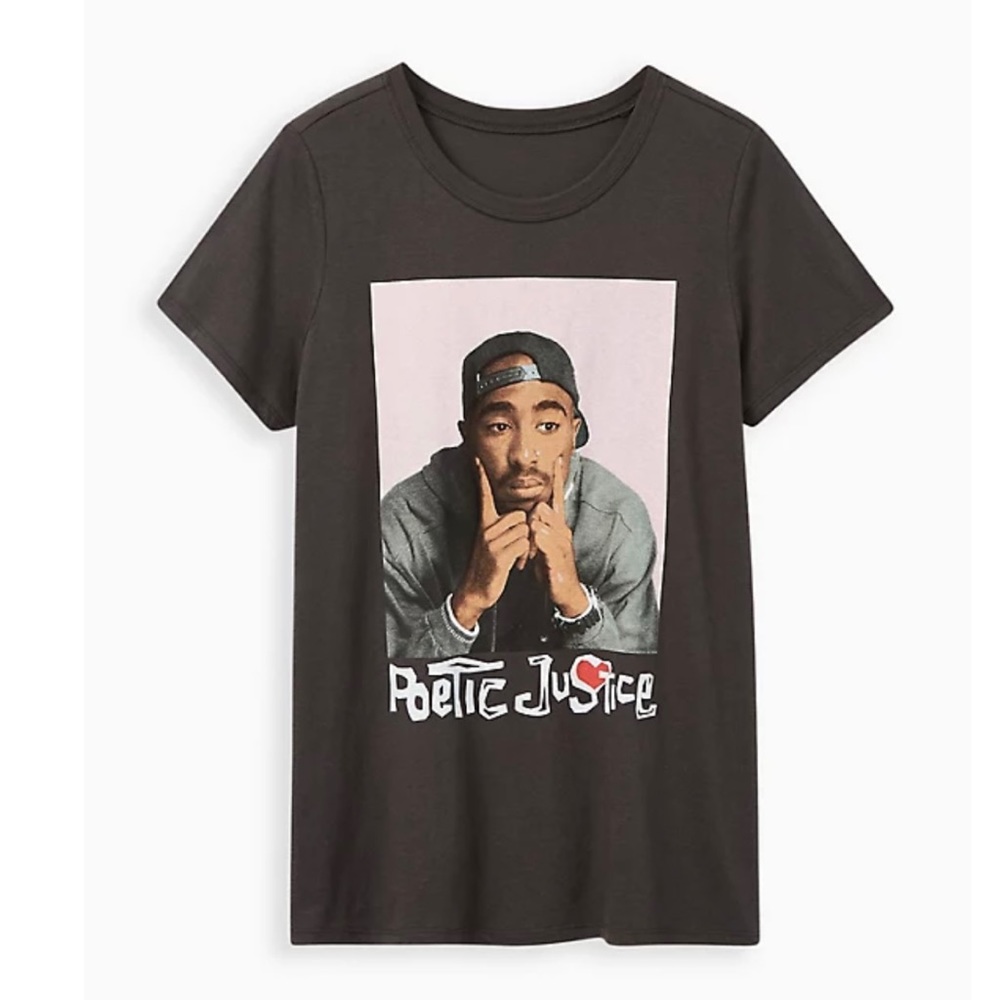 Torrid CLASSIC FIT CREW TEE – TUPAC POETIC JUSTICE